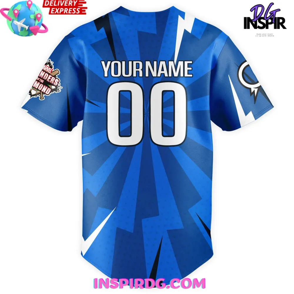 -Omaha Storm Chasers Marvel Defenders of the Diamond Baseball Jersey
