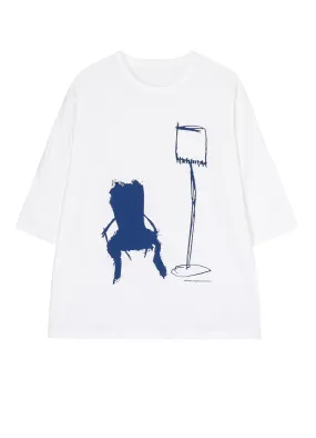 20/1 COMBED JERSEY CHAIR PRINT 3/4 SLEEVE SHIRT