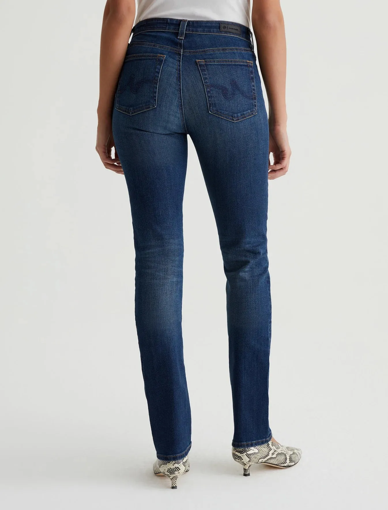 AG Jeans - Mari Extended High Rise Slim Leg in 7 Years Dive