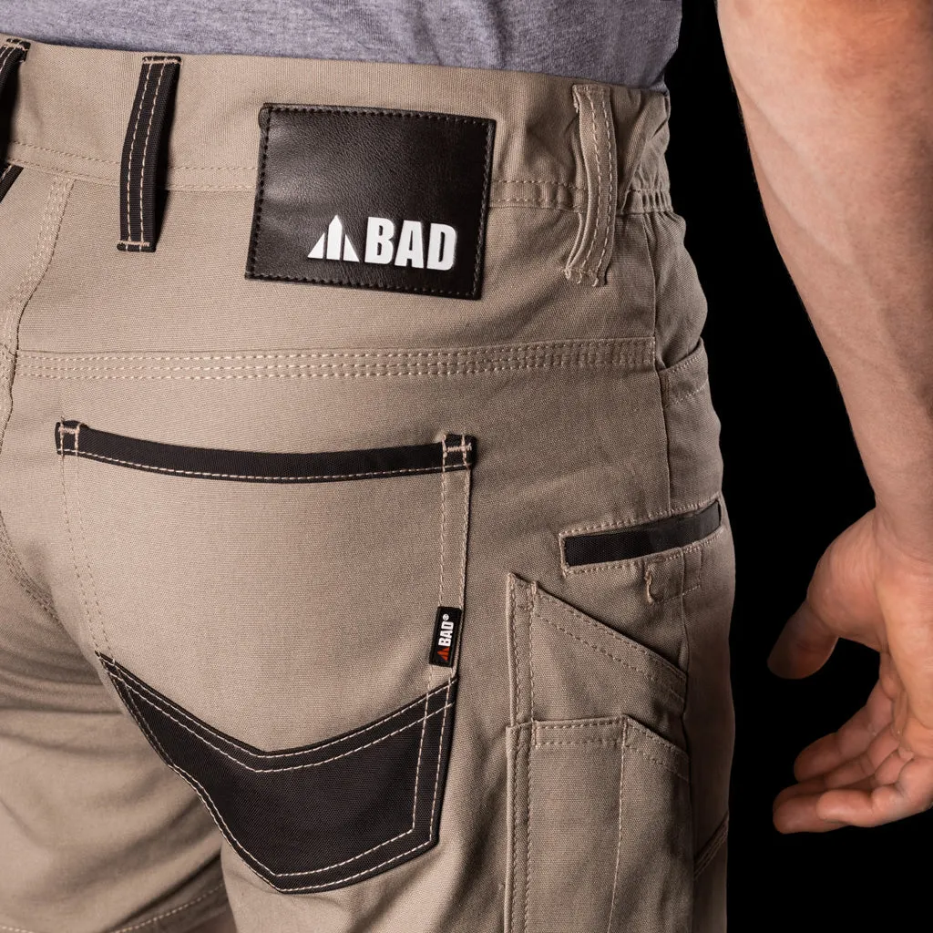 BAD ATTITUDE-PRO SLIM FIT WORK SHORT SHORTS