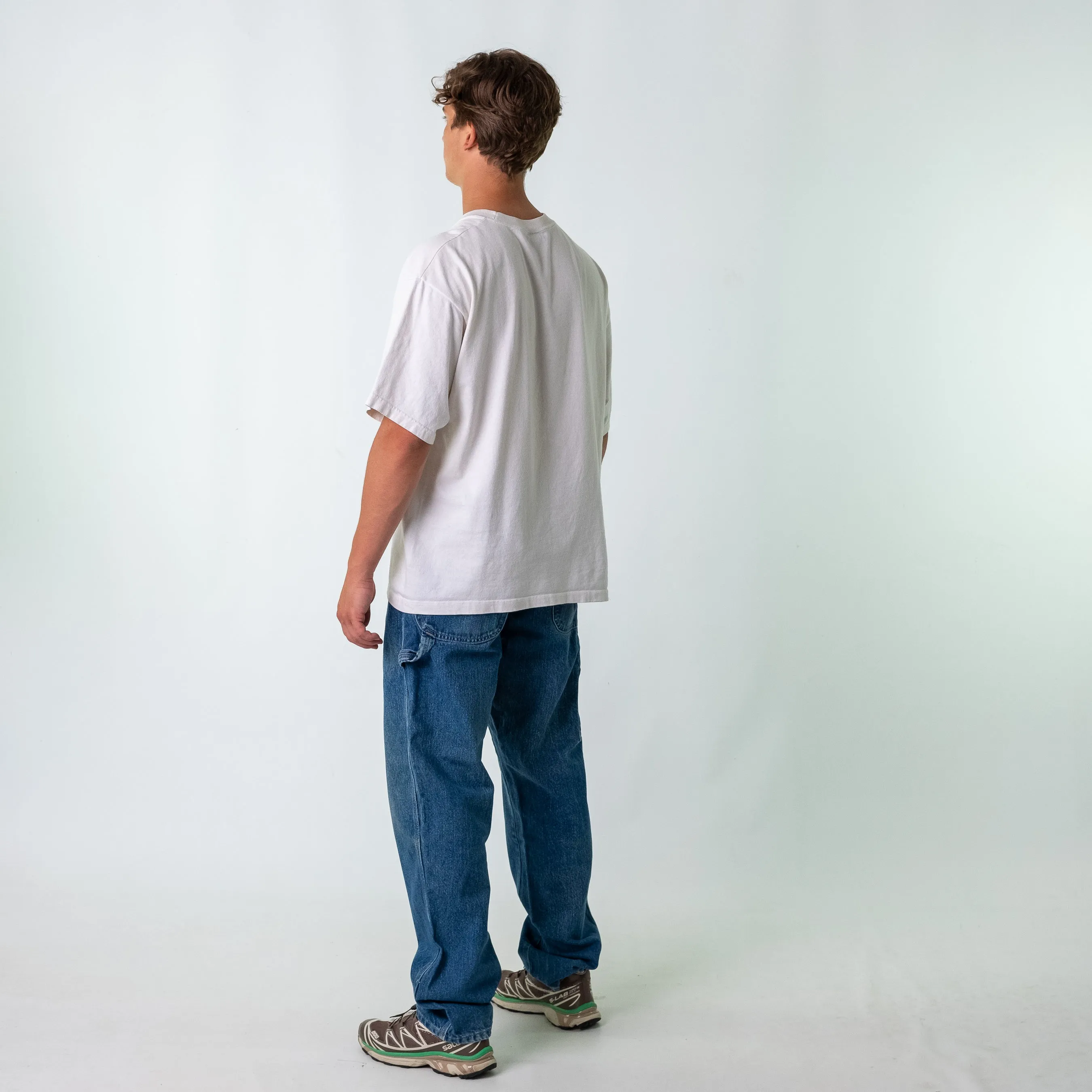 Blue 90s Dickies Denim Carpenter Jeans Baggy Pants (34x34)
