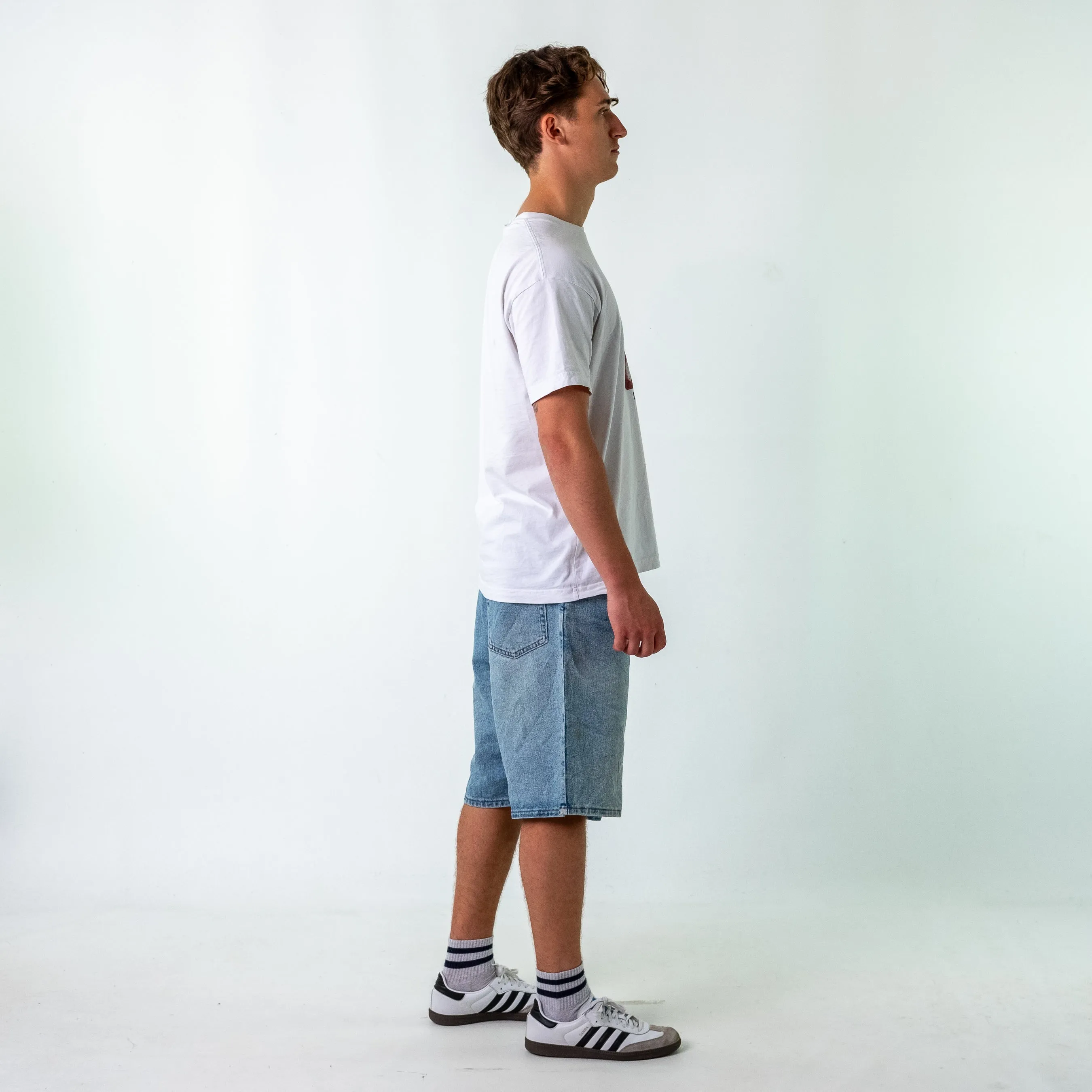 Blue 90s Wrangler Denim Jorts Shorts (38)