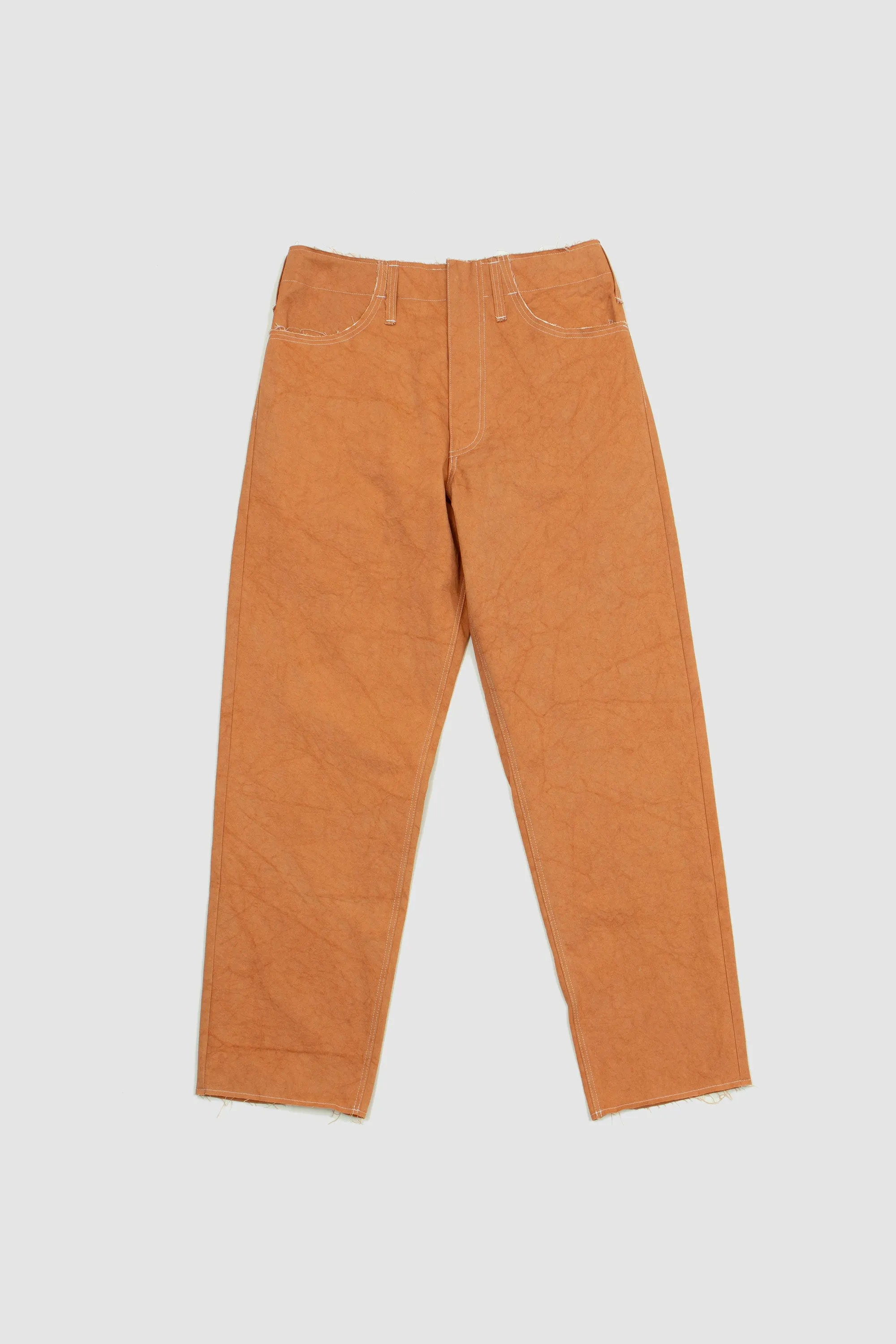 Camiel Fortgens Normal Jeans Orange made of Japanese 100% sun-dried cotton twill