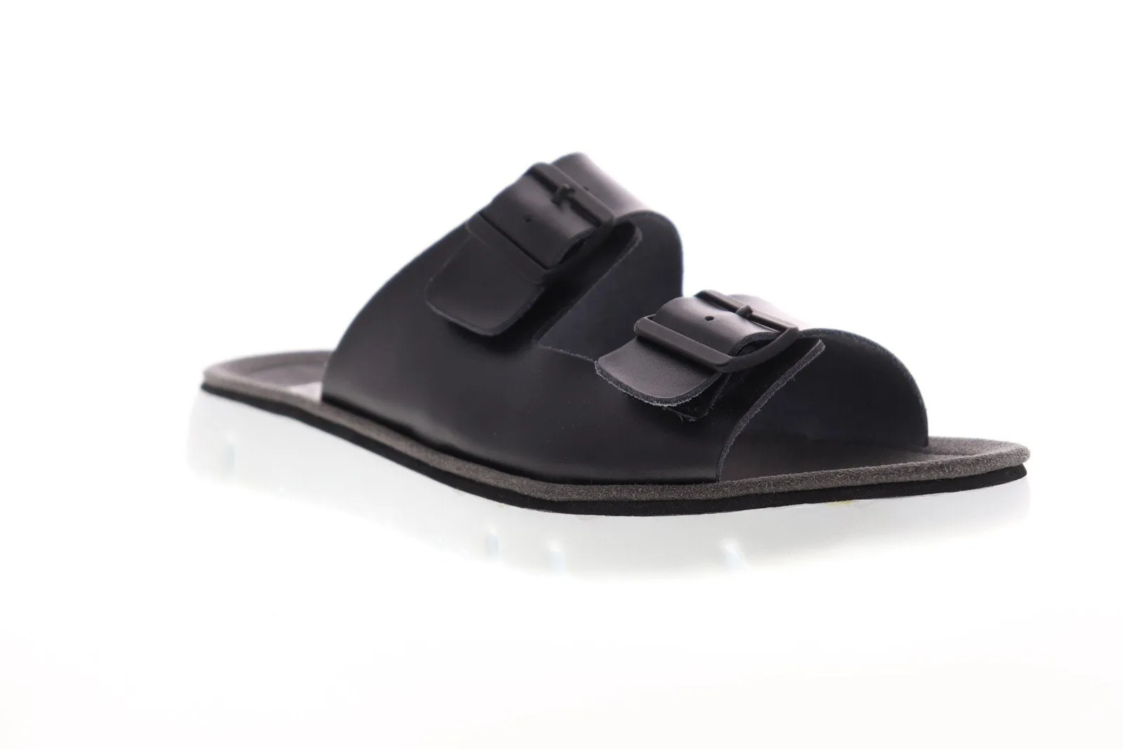 Camper Oruga K100286-001 Mens Black Leather Adjustable Strap Sport Sandals Shoes