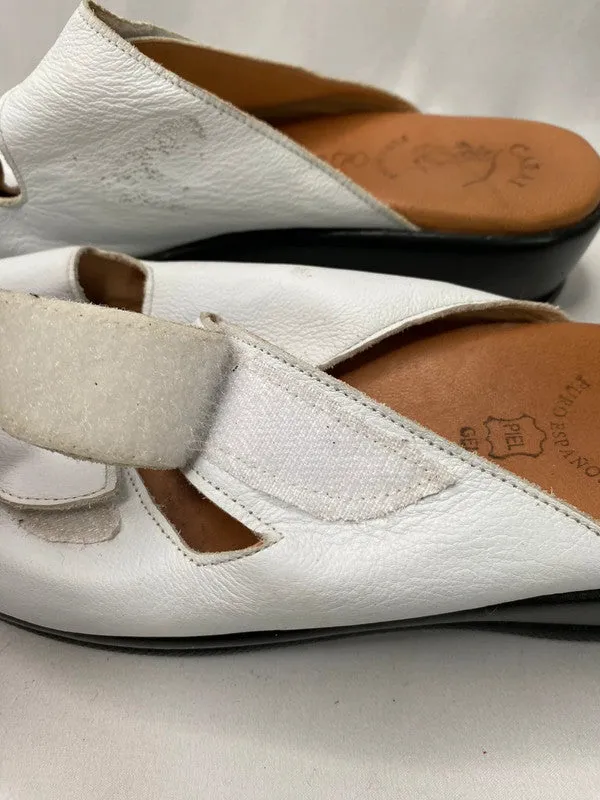 Carai gel sole 7 leather adjustable strap flat sandals