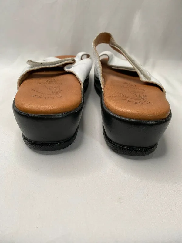 Carai gel sole 7 leather adjustable strap flat sandals