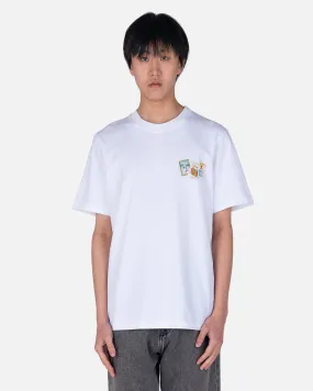 Casablanca Souvenirs De Vacanes Jersey T-Shirt in White