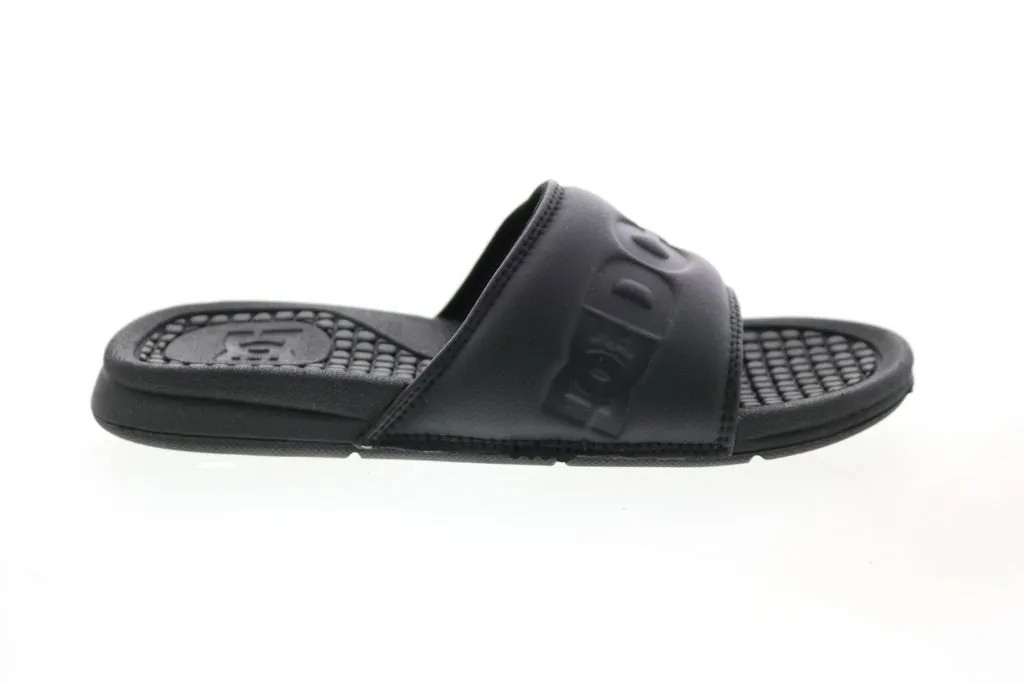 DC Bolsa SE ADYL100042 Mens Black Synthetic Slides Sandals Shoes