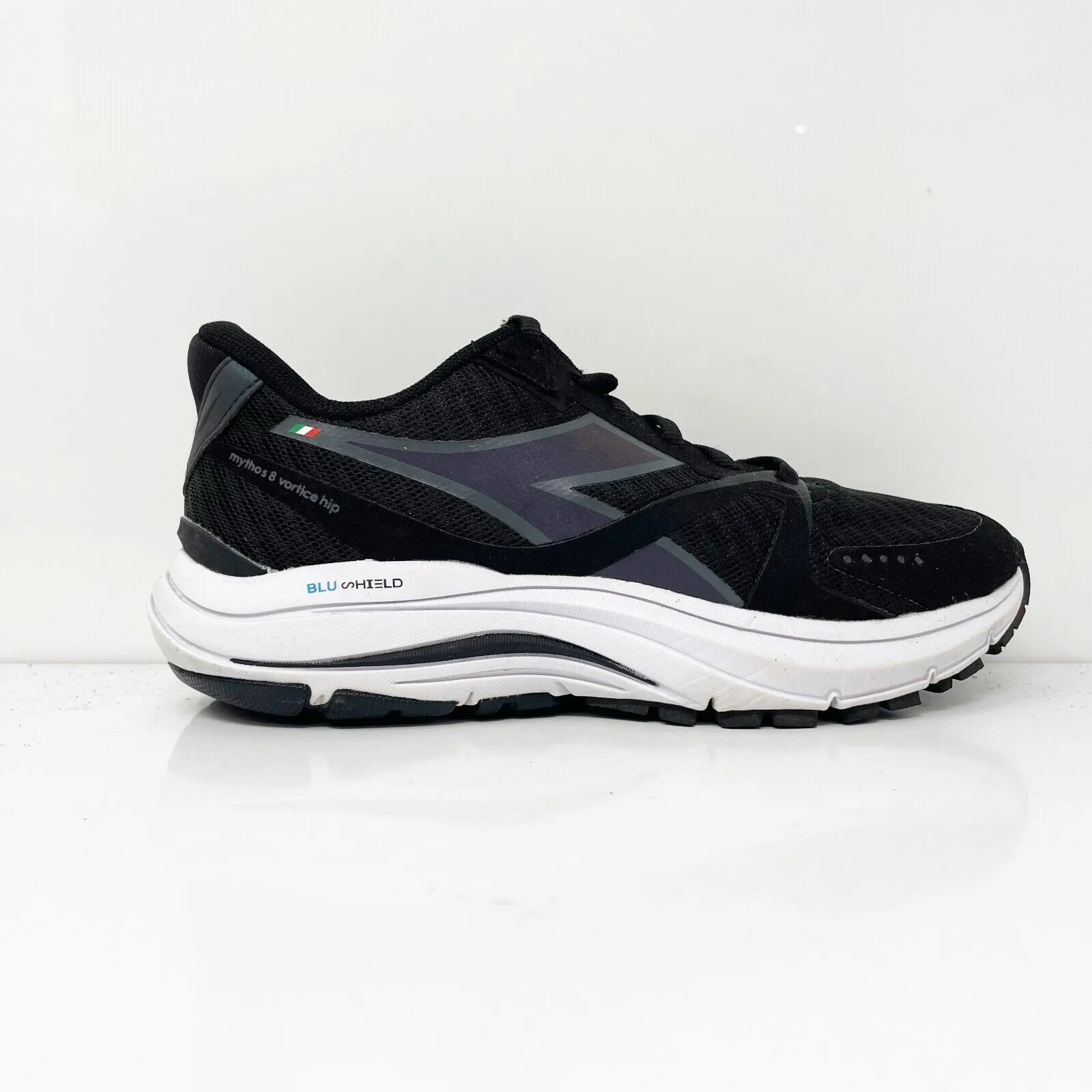 Diadora Womens Mythos Blushield 8 Vortice C7406 Black Running Shoes Sneakers 6.5