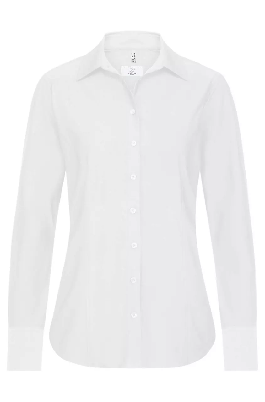 GREIFF White Women's Jersey Blouse Long Sleeve 50-52