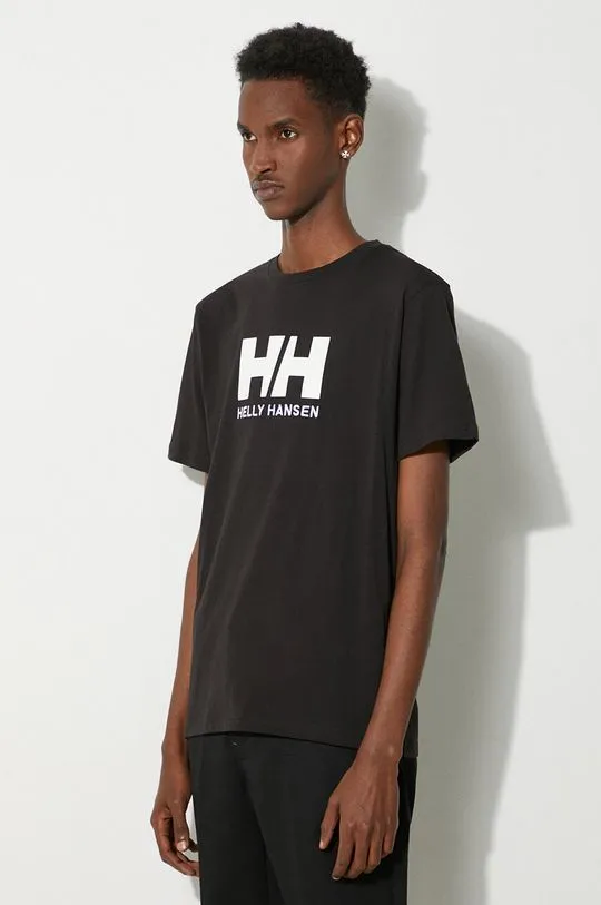 Helly Hansen t-shirt HH LOGO T-SHIRT men’s white color 33979