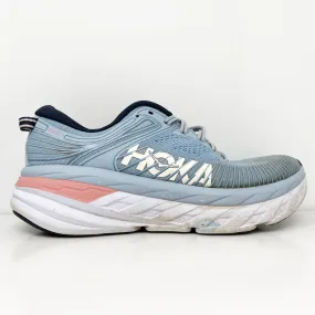 Hoka One One Womens Bondi 7 1110519 BFOB Blue Running Shoes Sneakers Size 8.5