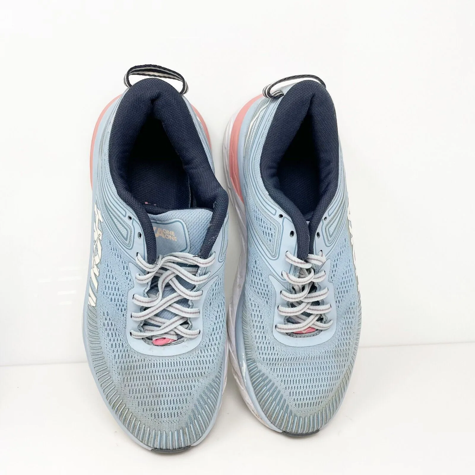 Hoka One One Womens Bondi 7 1110519 BFOB Blue Running Shoes Sneakers Size 8.5