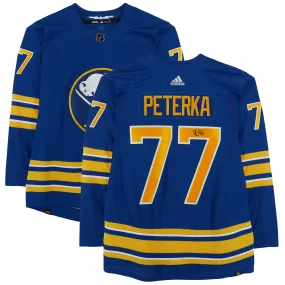 JJ Peterka Buffalo Sabres Autographed Fanatics Authentic Blue Adidas Authentic Jersey