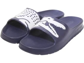 Lacoste Men's Croco-2.0 Slides Sandals Navy/White Sz: 12 7-41CMA0010092