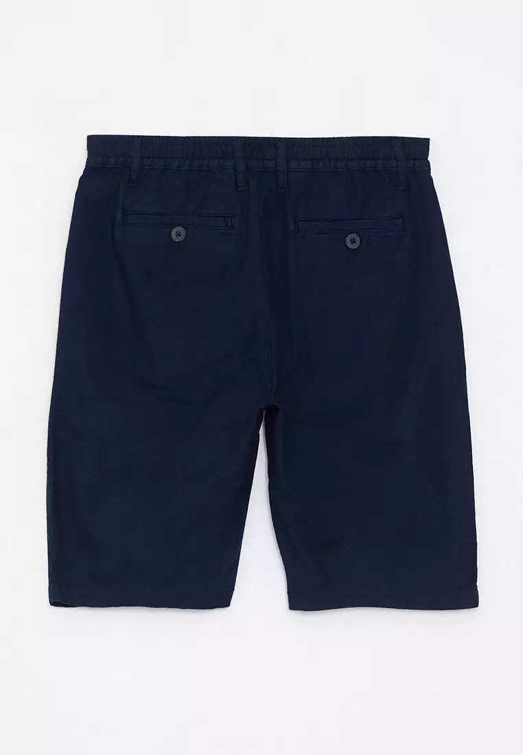 LC WAIKIKI Standard Fit Linen Men's Shorts