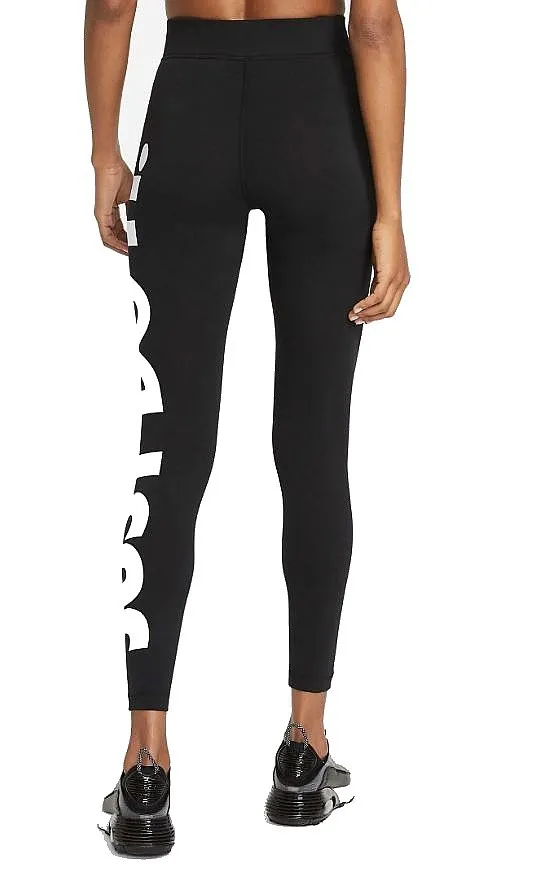 leggings Nike Sportswear Essential - Black/White - women´s