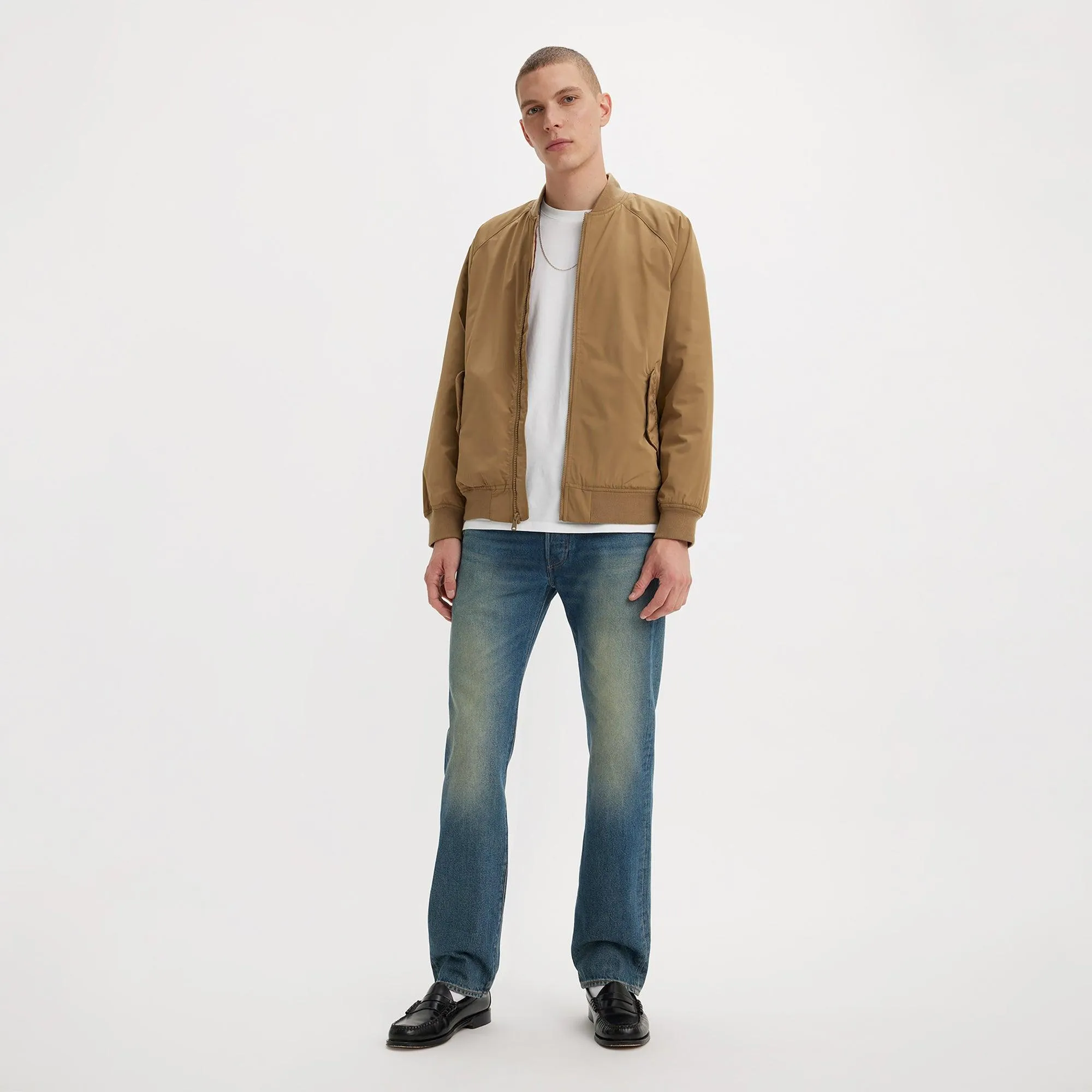 LEVI'S® MEN'S 501® ORIGINAL JEANS - DARK INDIGO - WORN IN