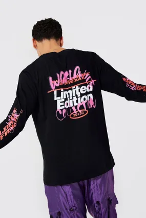Limited Graffiti Long Sleeve T-shirt