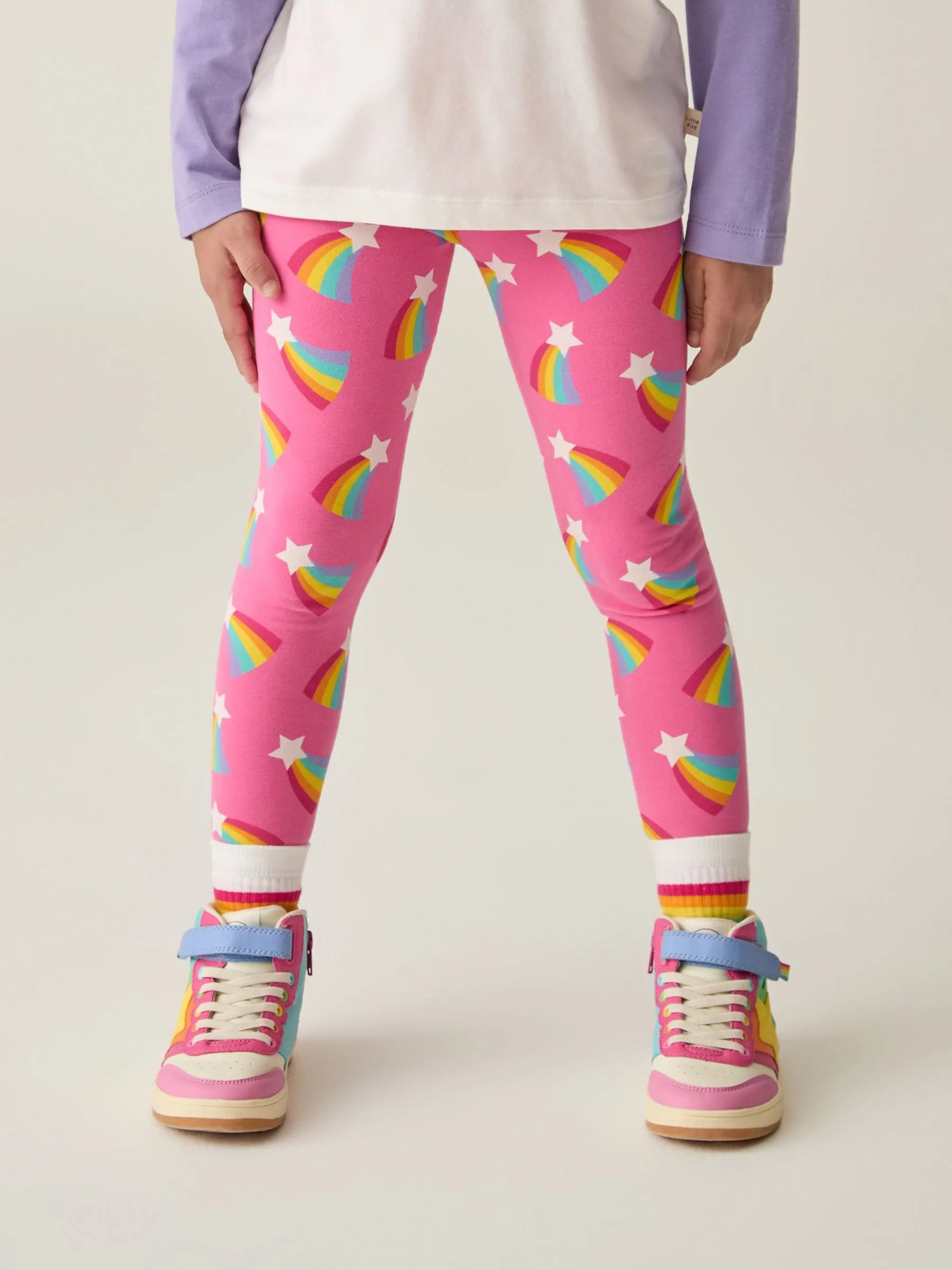 Little Bird by Jools Oliver Pink/Lilac Leggings Set 2 Pack