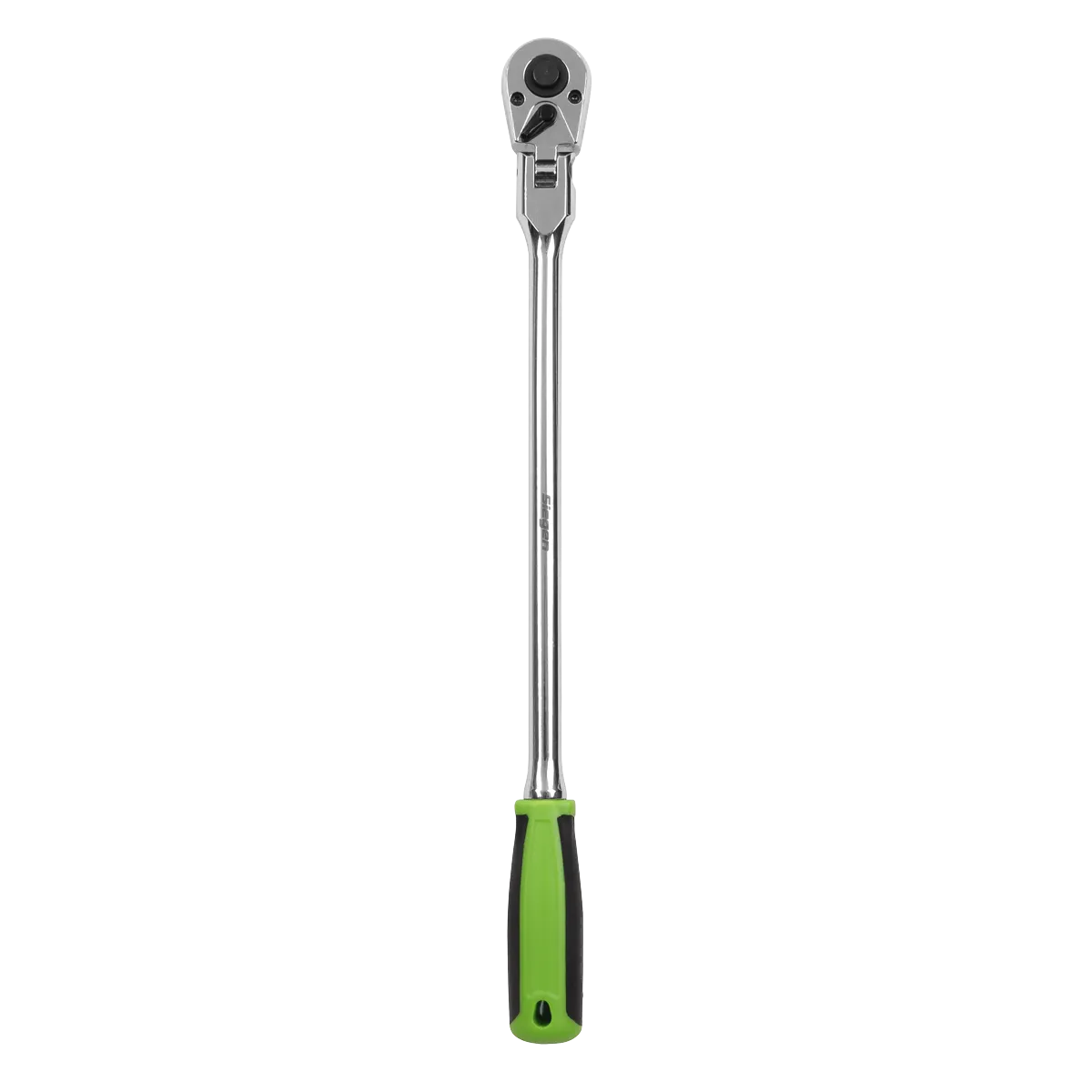 Long Flexi-Head Ratchet Wrench with Flip Reverse 1/4"Sq Drive