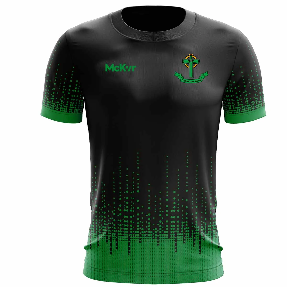 Mc Keever Nemo Rangers GAA Training Dots Jersey - Youth - Black/Green