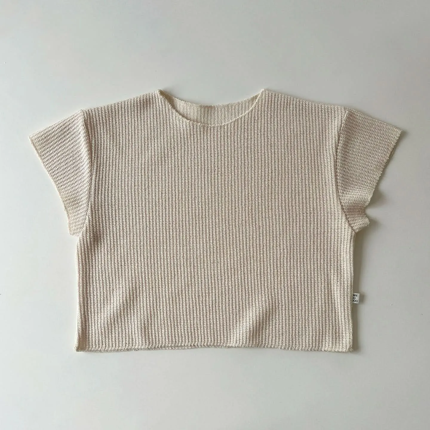 Mom Summer Knit Top and Shorts Set (Mom)- Butter