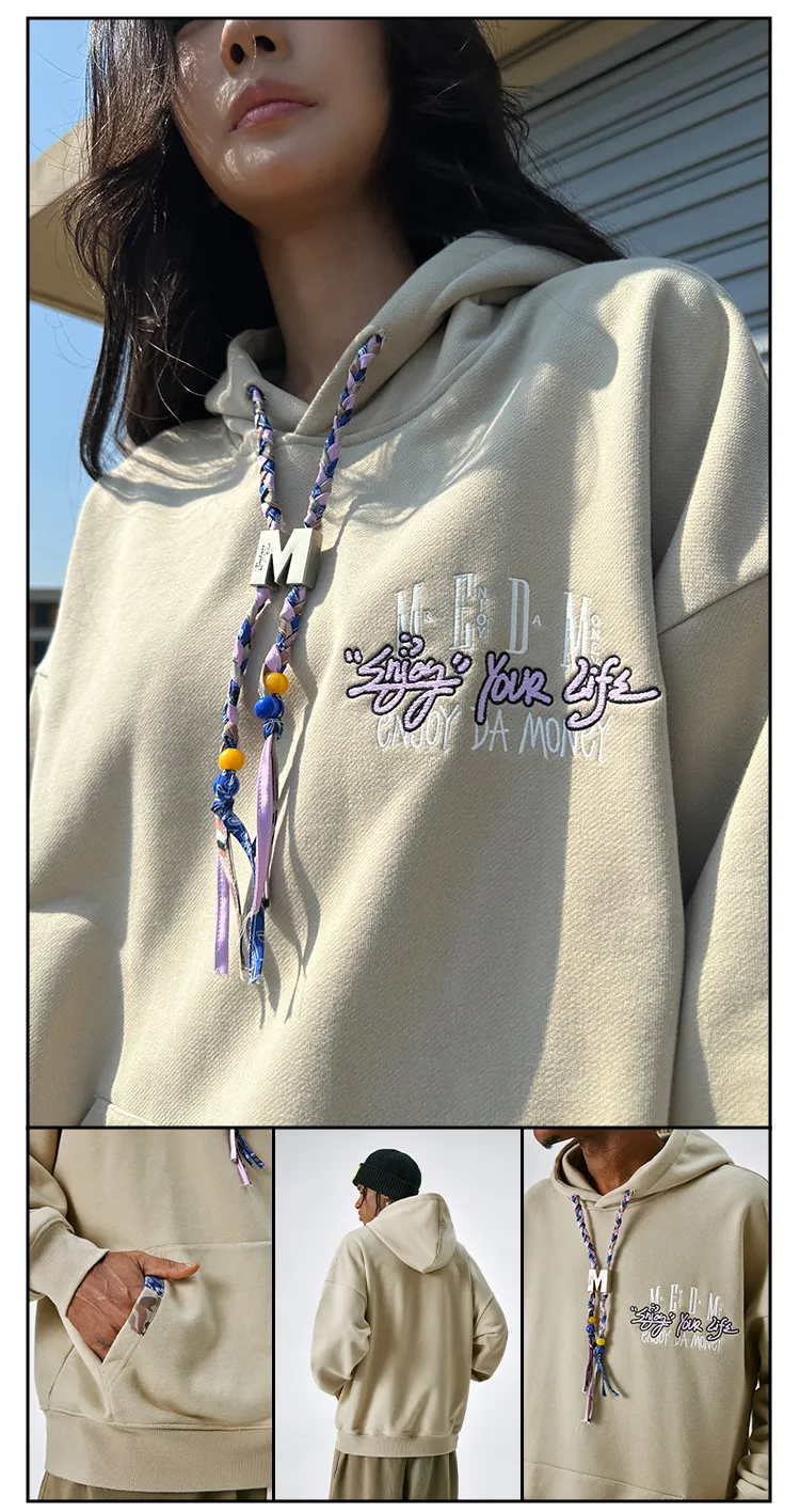 MR. ENJOY DA MONEY  |Unisex Street Style Long Sleeves Cotton Hoodies