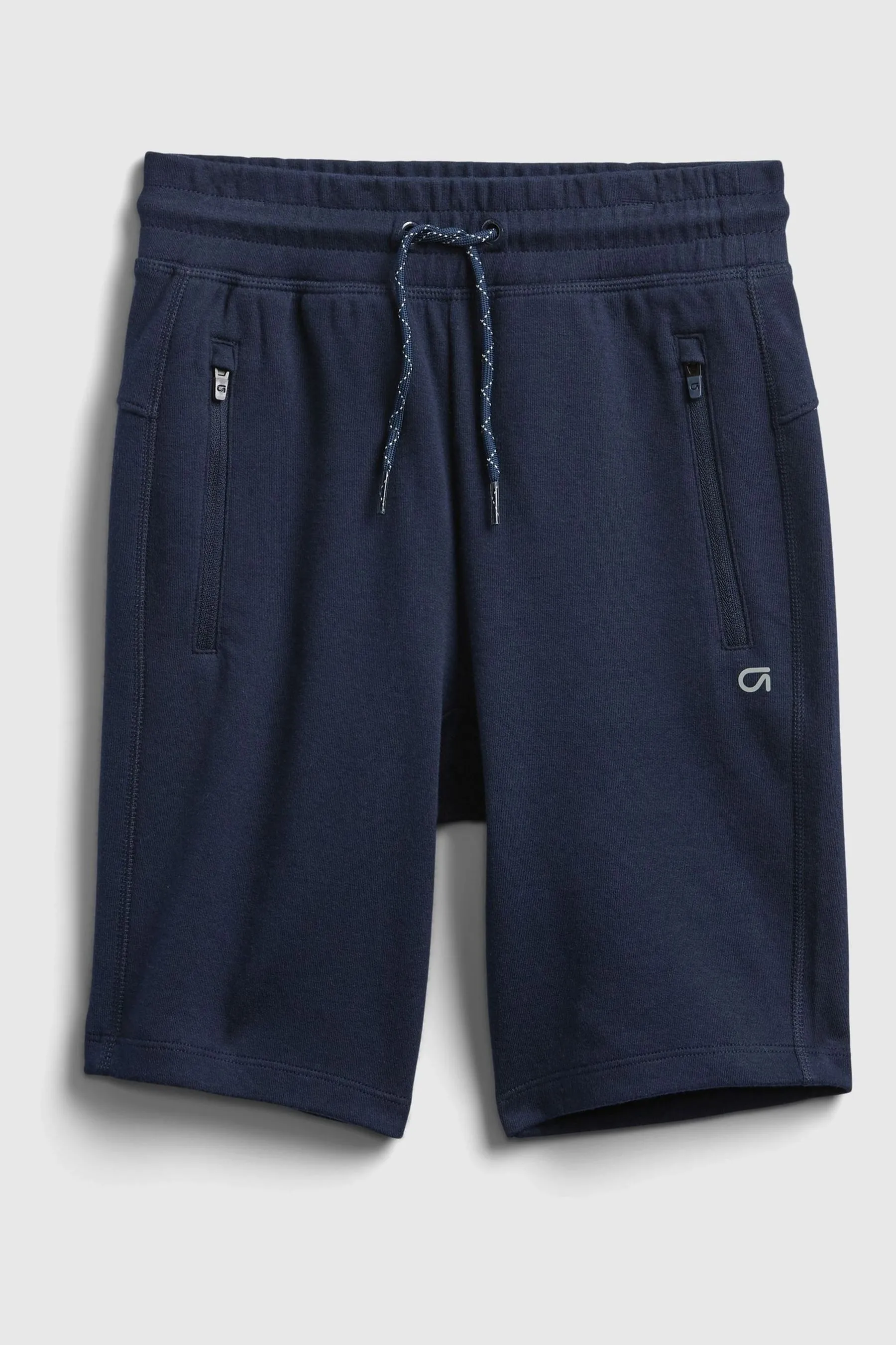 Navy Blue Pull On Zip Pocket Jogger Shorts (4-13yrs)