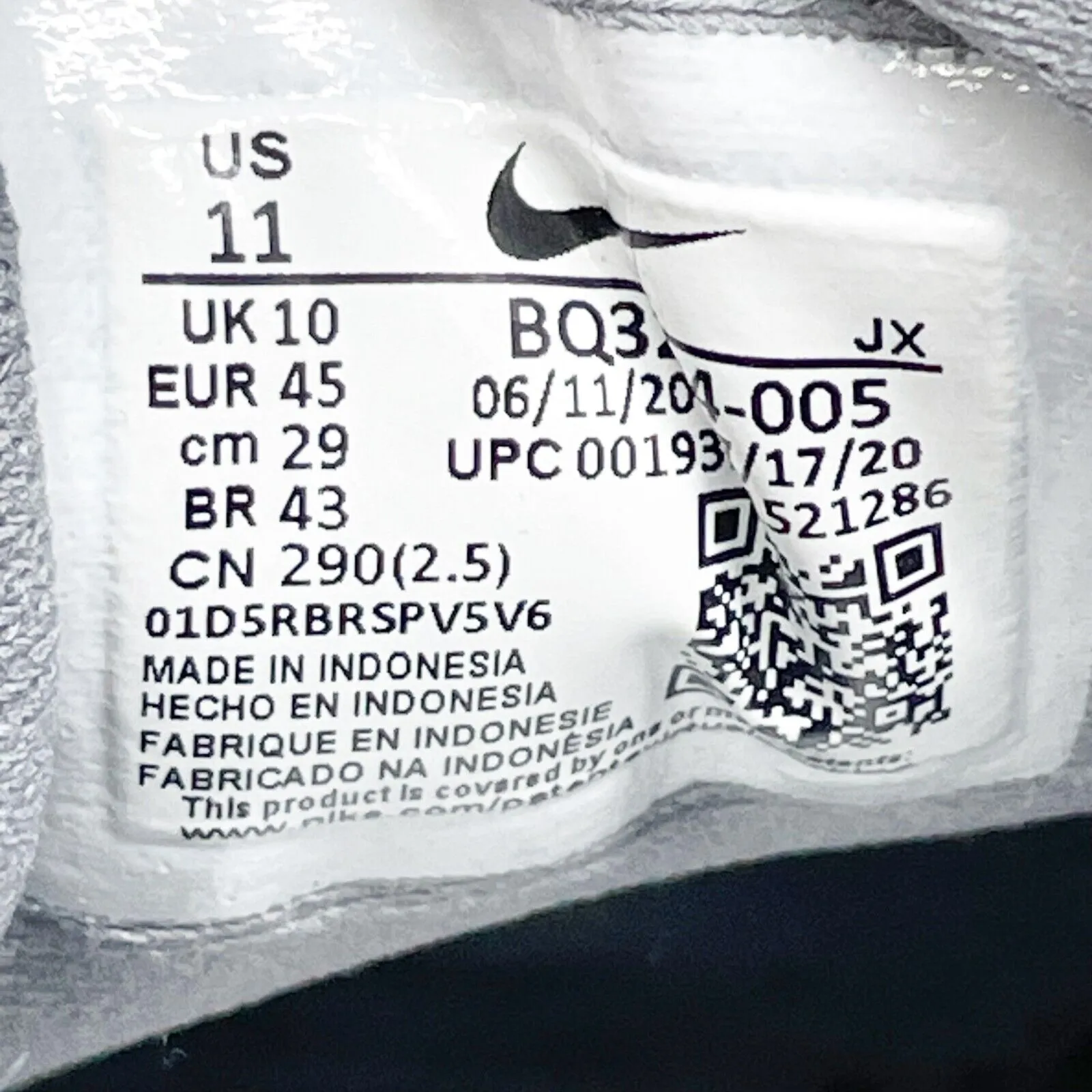 Nike Mens Revolution 5 BQ3204-005 Gray Running Shoes Sneakers Size 11