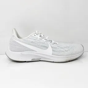 Nike Womens Air Zoom Pegasus 36 AQ2210-100 White Running Shoes Sneakers Size 8.5