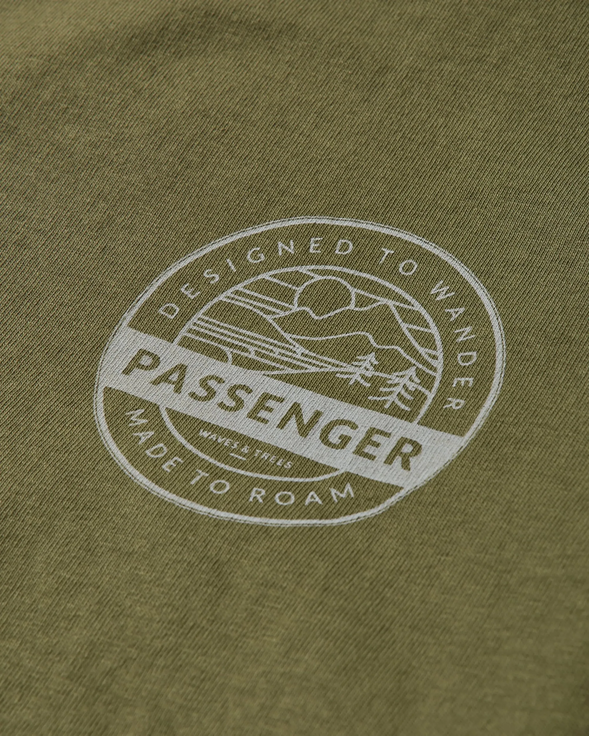 Odyssey Recyceltes Baumwoll-T-Shirt - Khaki