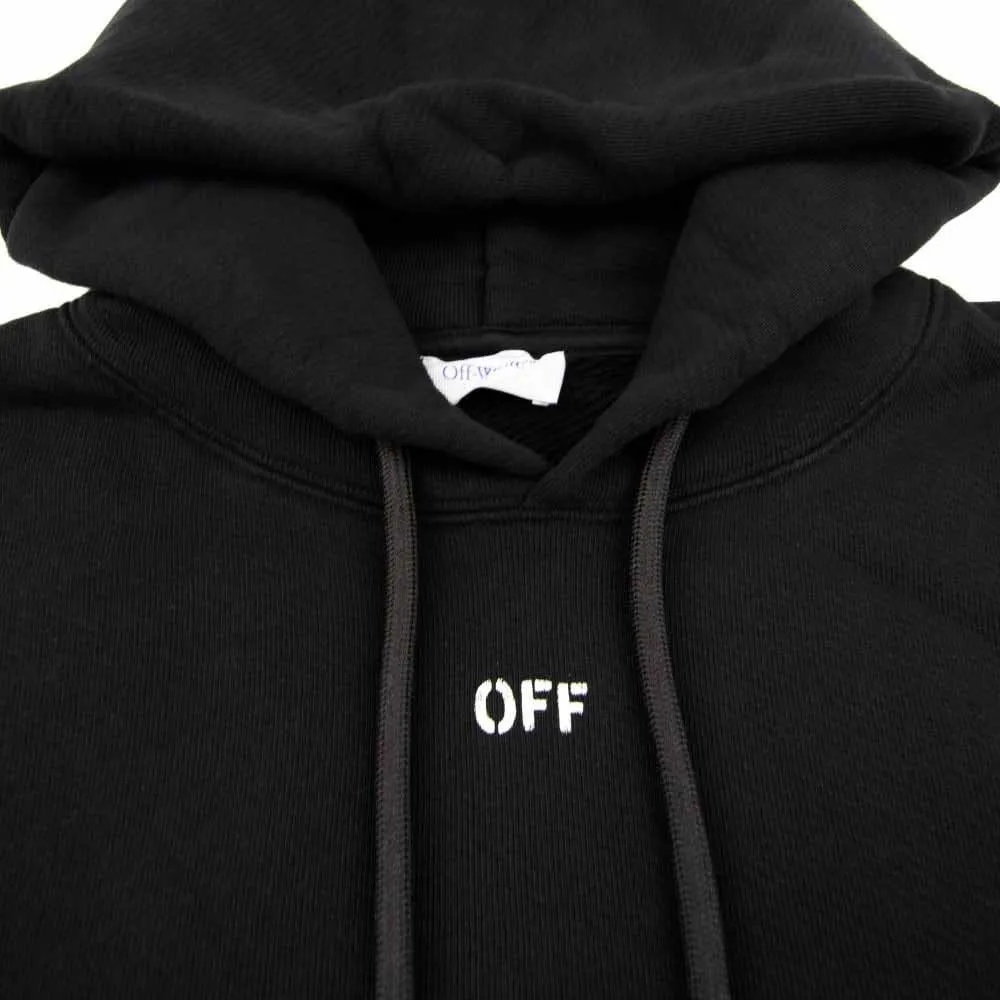 Off-White  |Unisex Street Style Long Sleeves Plain Cotton Logo Hoodies
