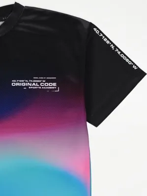 Ombre Sports Academy T-Shirt and Shorts Outfit | Kids | George at ASDA