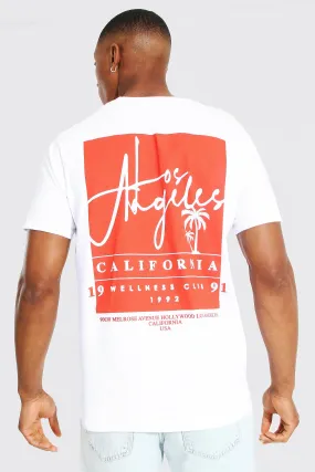 Oversized California Back Graphic T-shirt