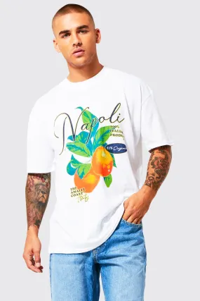 Oversized Extended Neck Napoli T-shirt