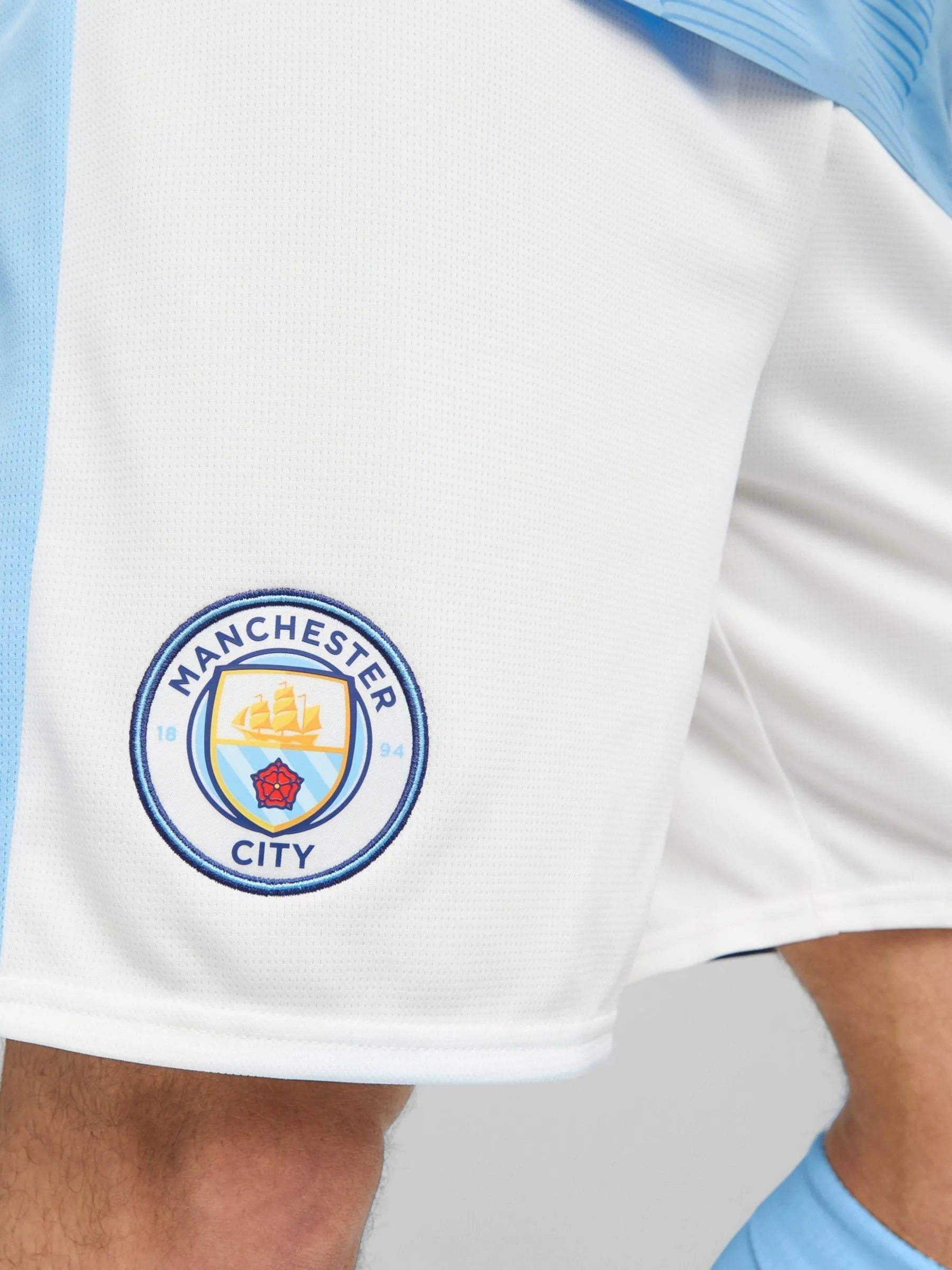 Puma White Manchester City Home 23/24 Football Shorts
