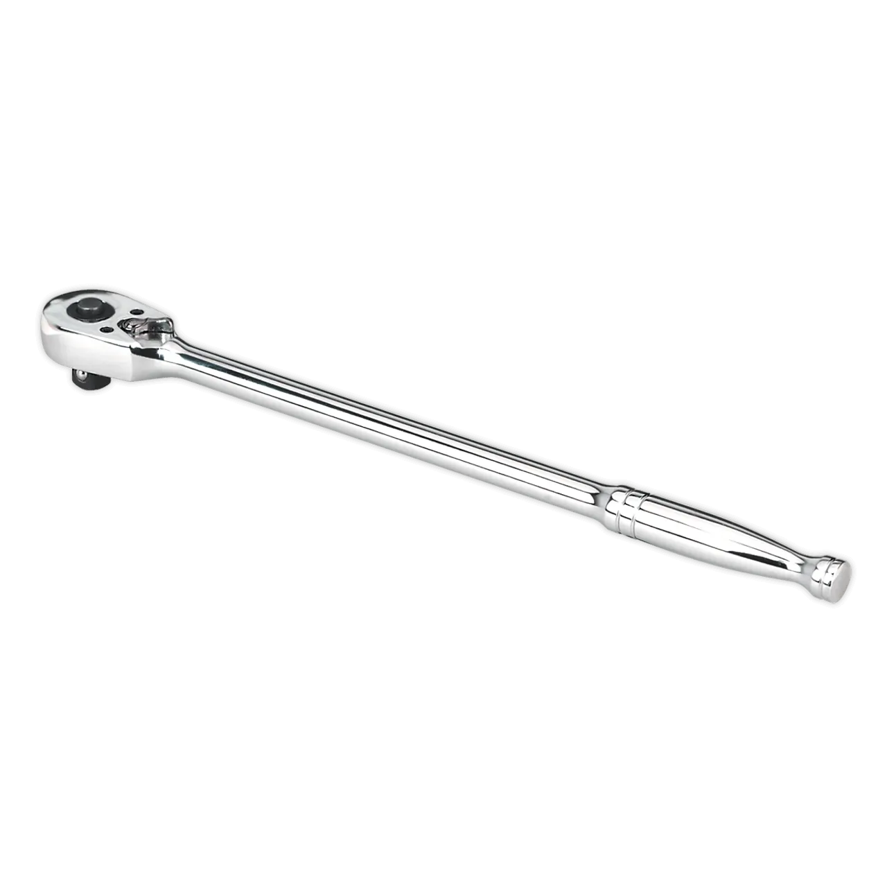 Sealey AK662L Ratchet Wrench Long Pattern 375mm 1/2"Sq Drive Pear-Head Flip Reverse