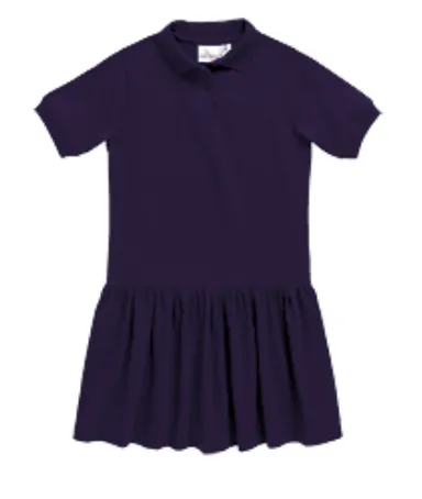 St. Bernadette Elderwear Youth Short Sleeve Jersey Dress #7737 Grades K-3
