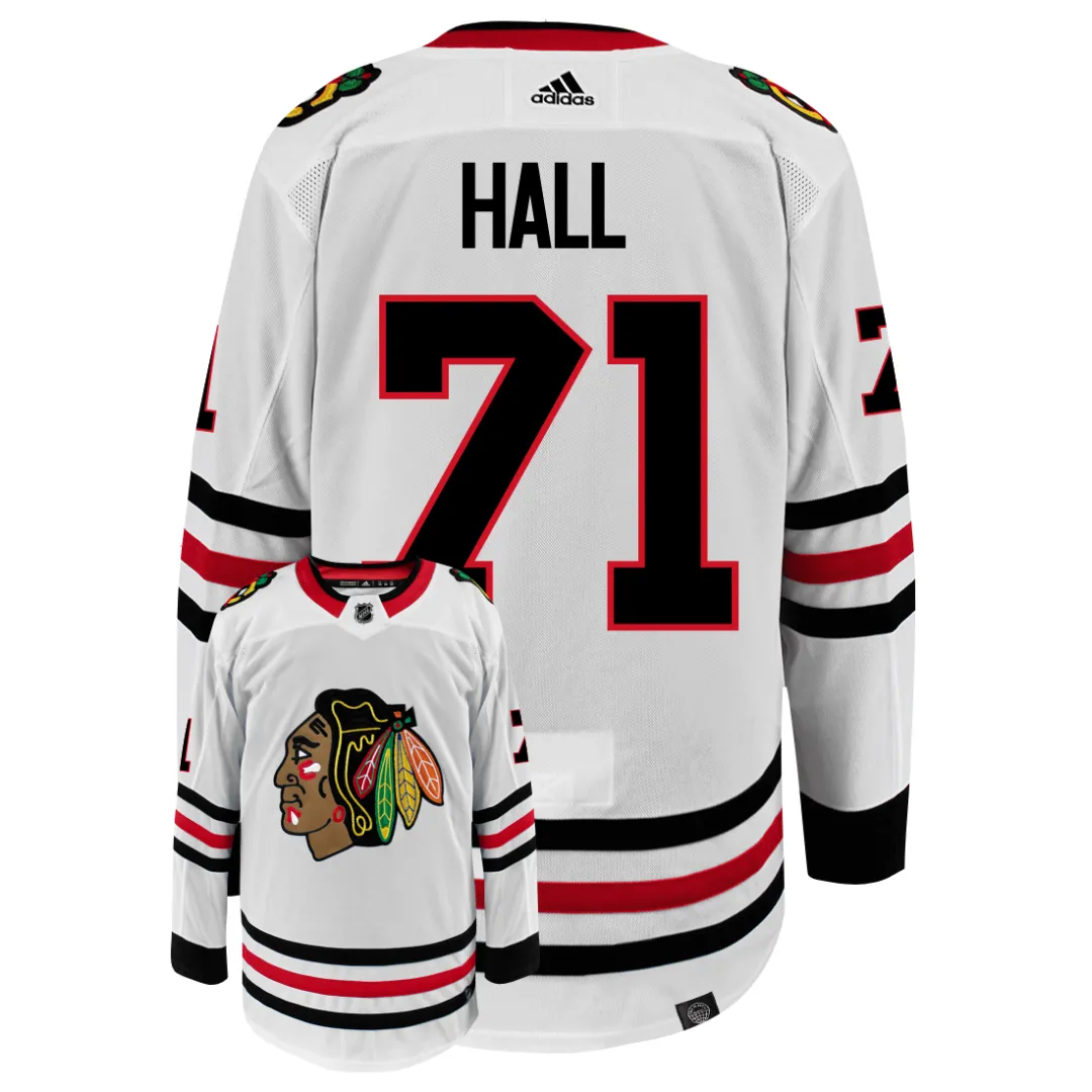 Taylor Hall Chicago Blackhawks Adidas Primegreen Authentic NHL Hockey Jersey     
