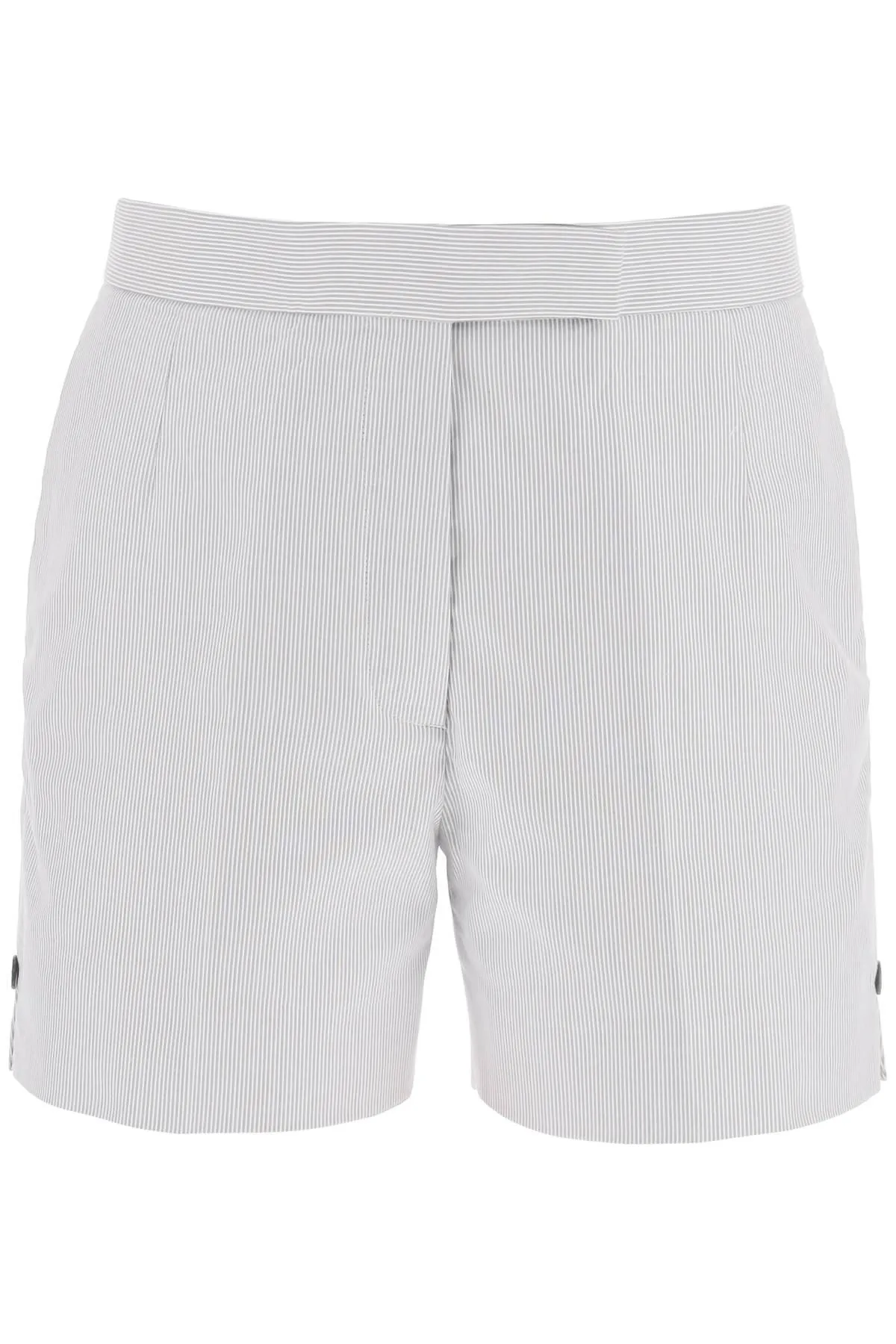 Thom Browne    Thom Browne Shorts With Pincord Motif