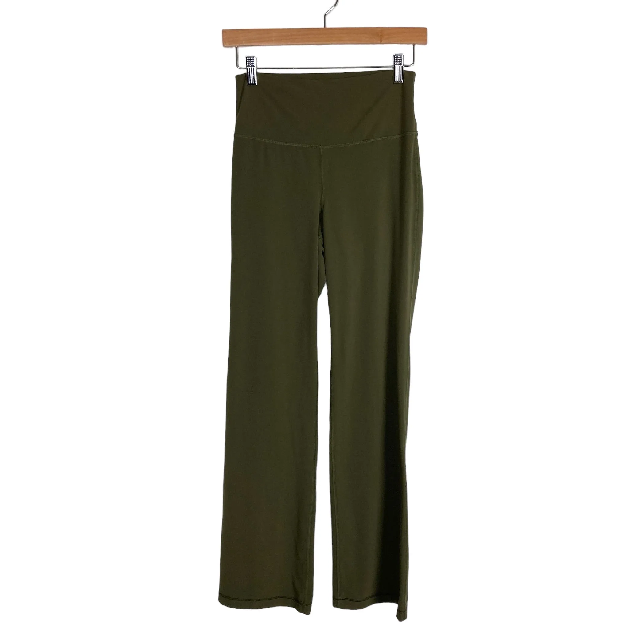 TnAction Olive Atmosphere Hi-Rise Bootcut Leggings- Size M (Inseam 29”)