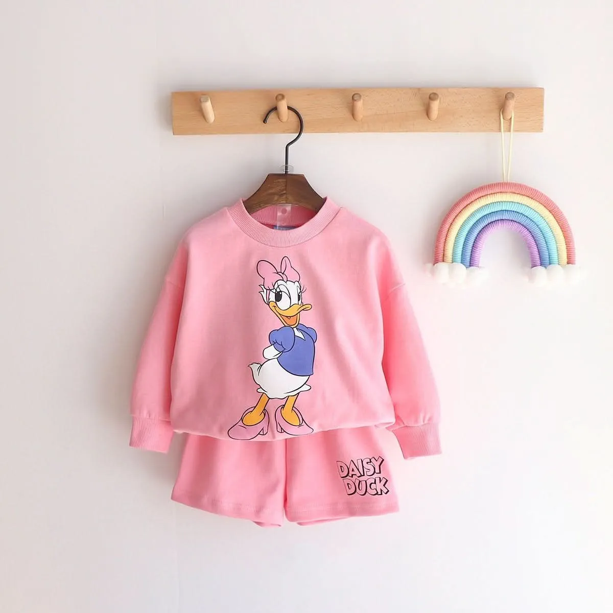Toddler Disney Friends Sweatshirt and Shorts Set (2-7y) - 6 Colors