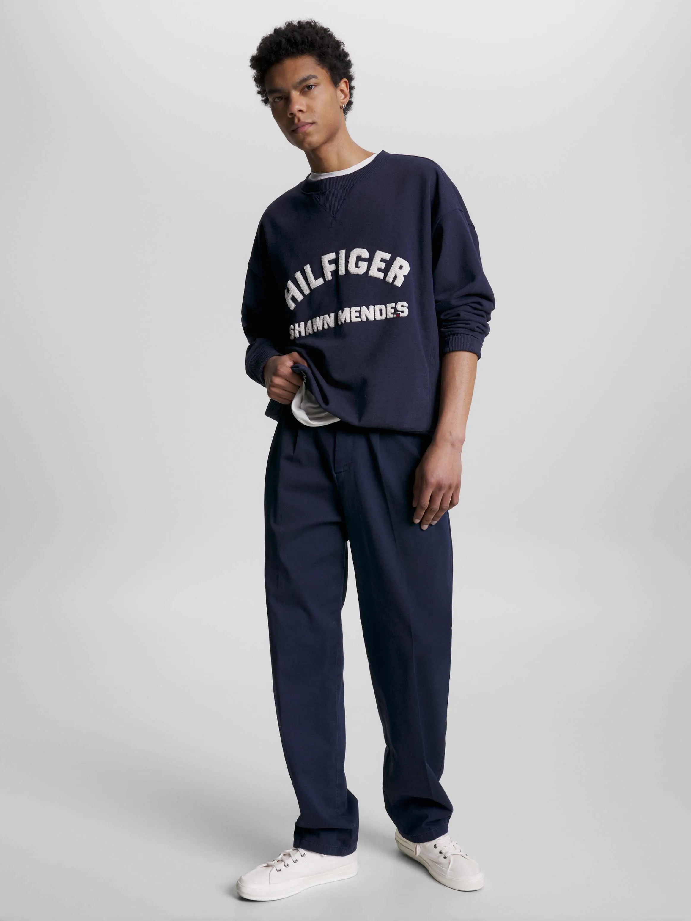 Tommy Hilfiger x Shawn Mendes Logo Applique Sweatshirt | Sweatshirts & Hoodies | Tommy Hilfiger