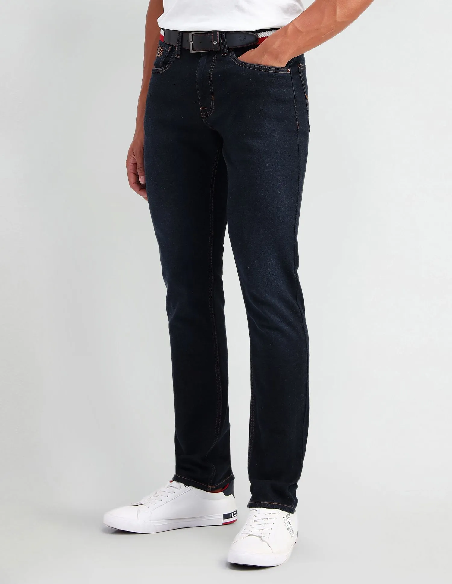 U.S. Polo Assn. Denim Co. Brandon Slim Tapered Fit Blue Jeans