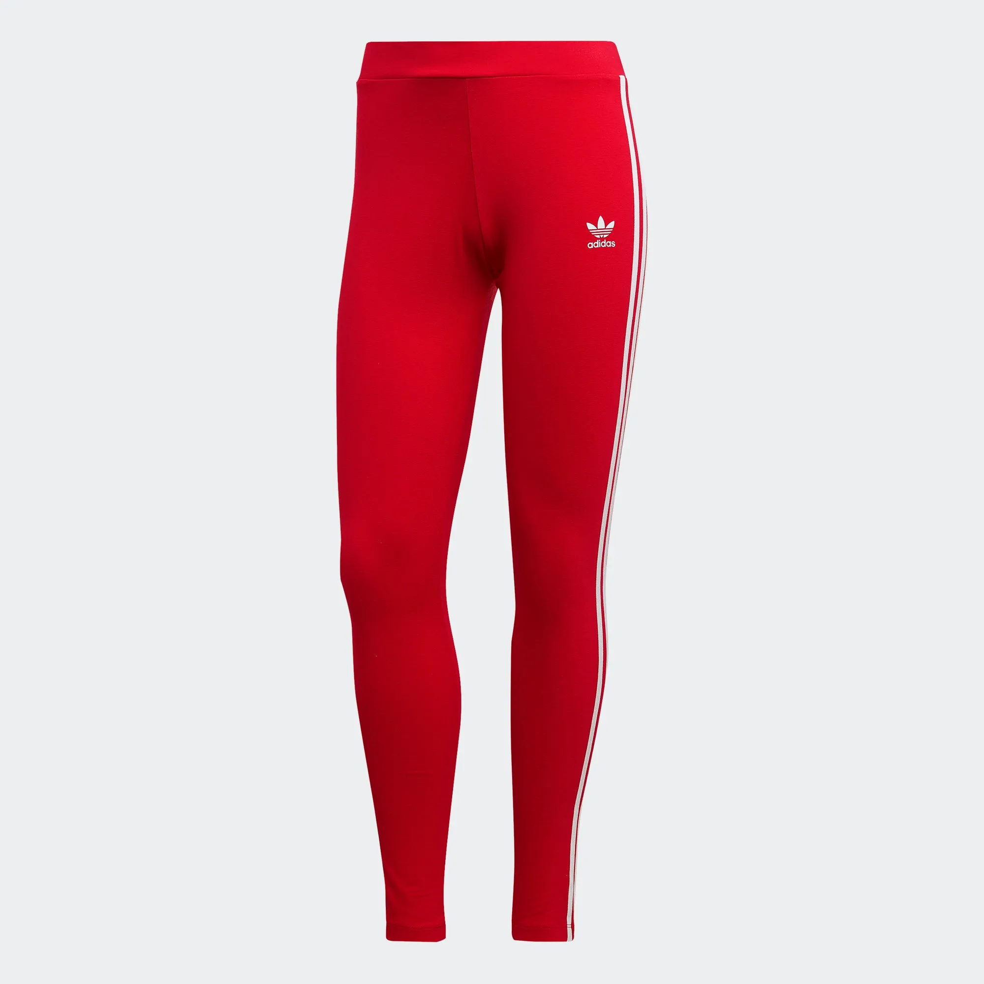 Women's adidas Originals Adicolor 3-Stripes Leggings Vivid Red