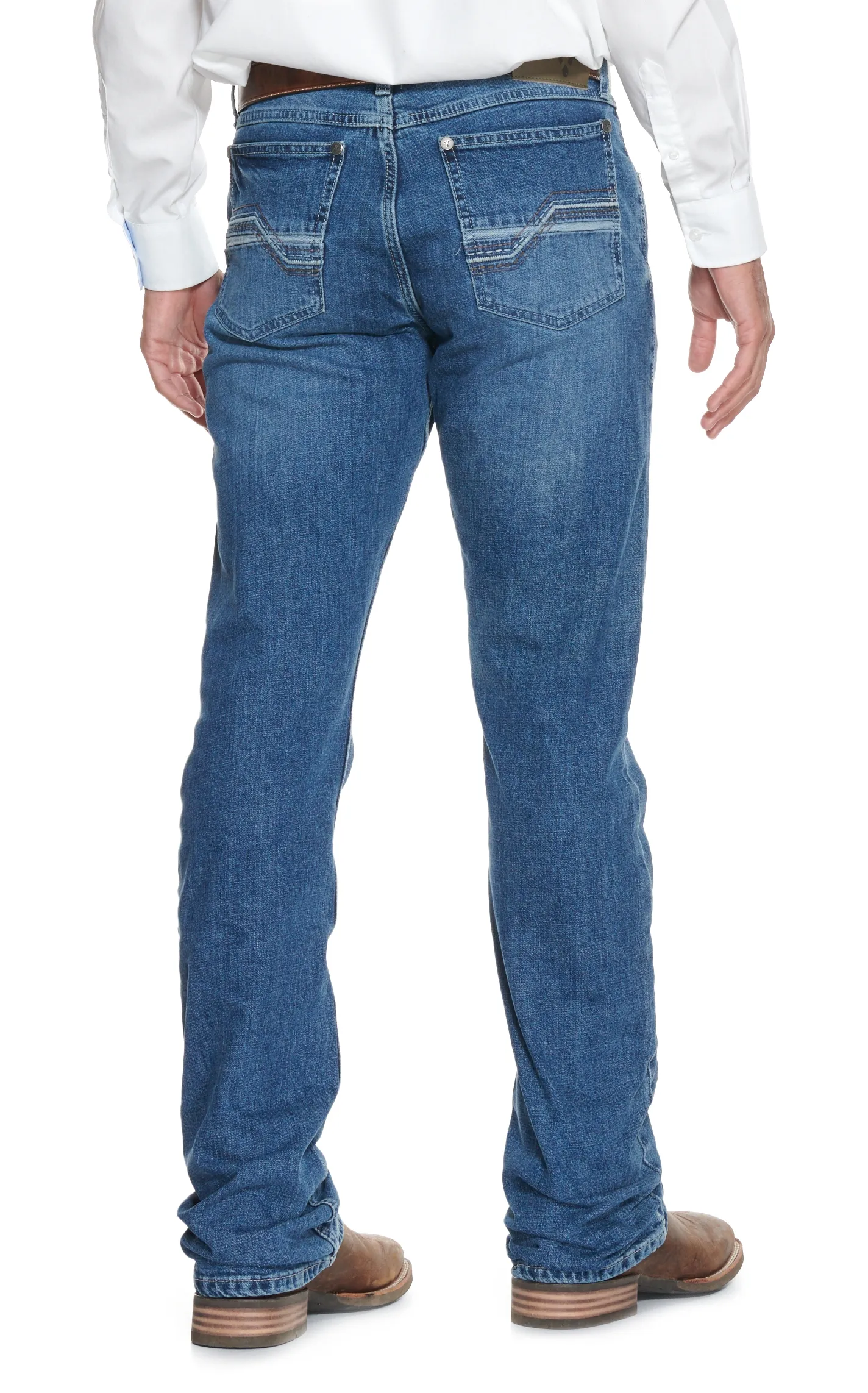 Wrangler Men's 20X Medium Wash Vintage Boot Cut Jeans - Cavender's Exclusive